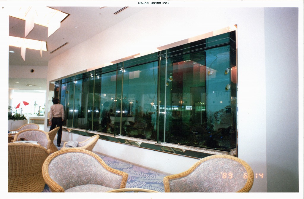 沖縄残波ロイヤルホテル観賞魚用大型水槽