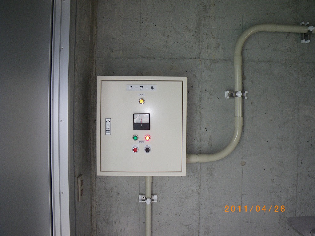 小学校プールろ過設備工事